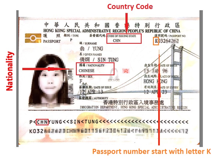 Hong Kong passport nationality